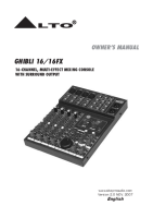 Alto Ghibli-16 - Owners Manual 